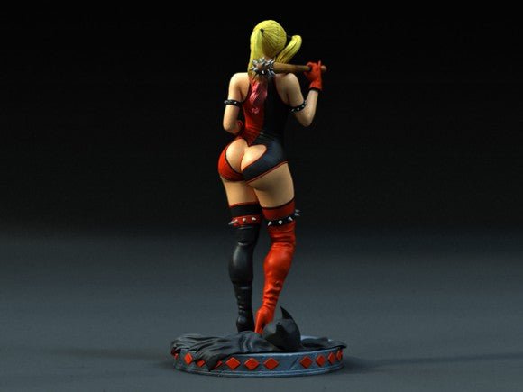 Harley Quinn NSFW 3D Printed Miniature FunArt by EXCLUSIVE 3D PRINTS Scale Models Unpainted