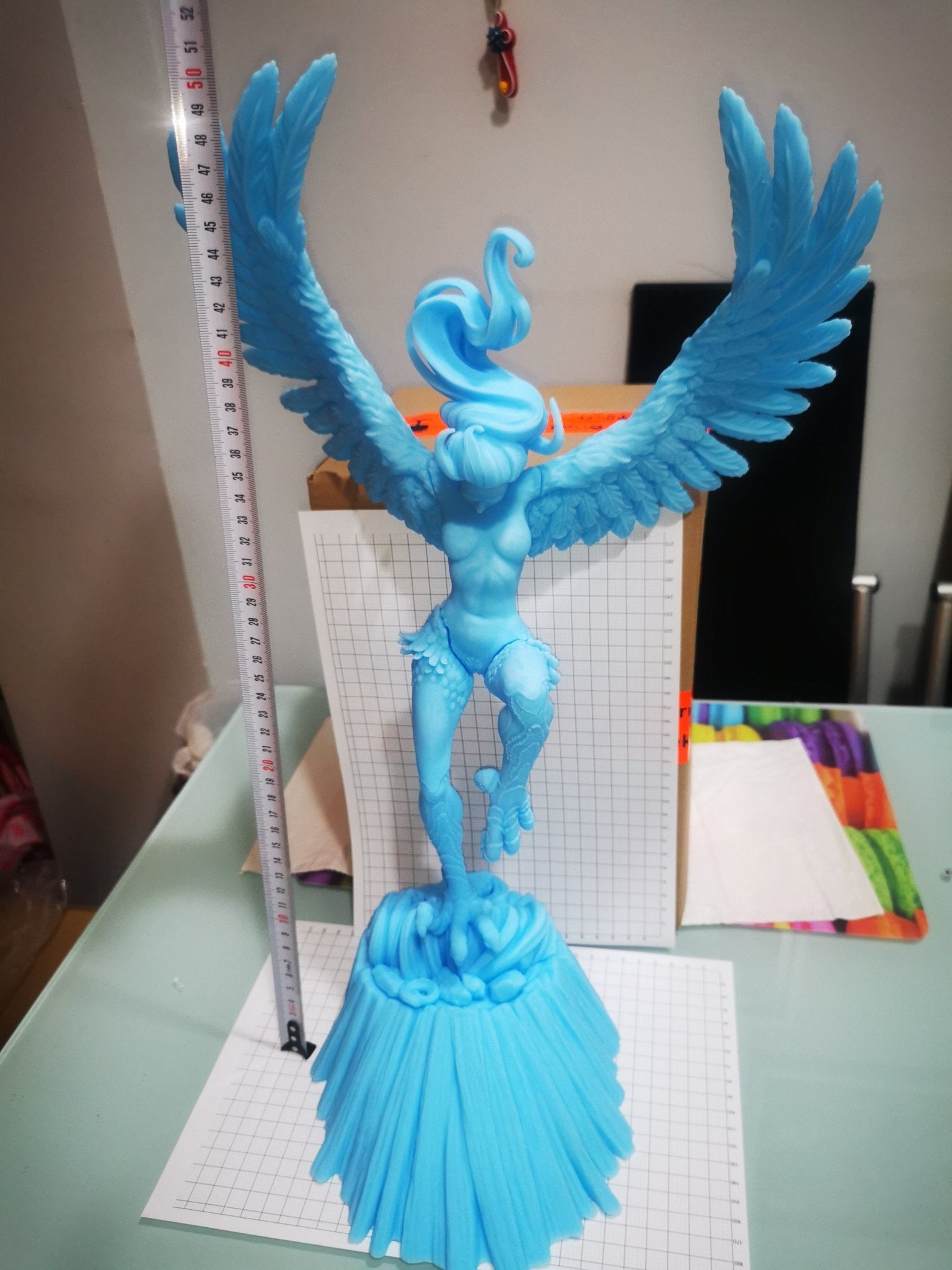 Harpy NSFW 3D Printed Fanart Unpaintedby Torrida Minis