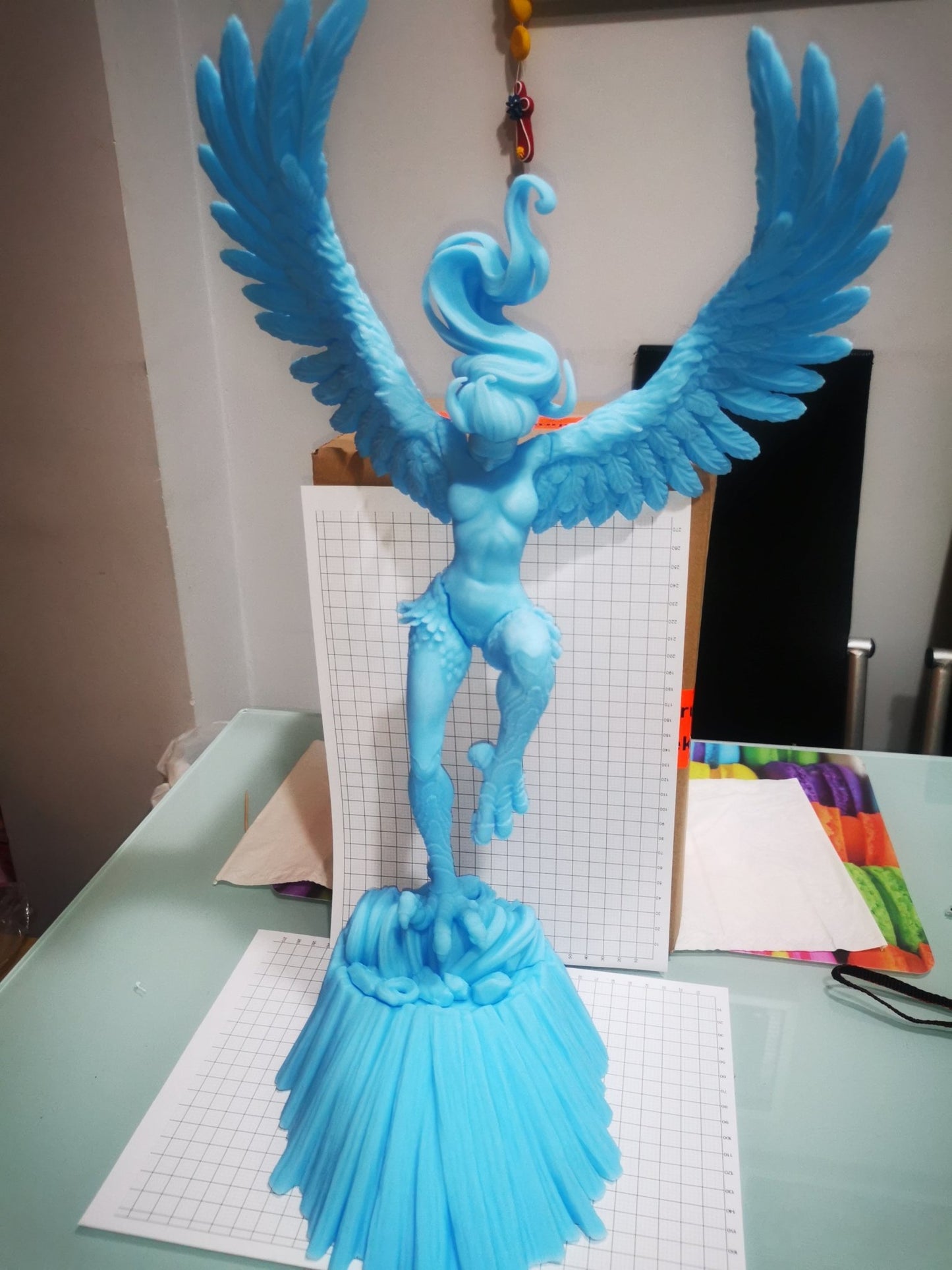Harpy NSFW 3D Printed Fanart Unpaintedby Torrida Minis