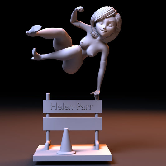 NSFW Resin Miniature Helen Parr , Elastigirl NSFW 3D Printed Fanart Unpainted Miniature