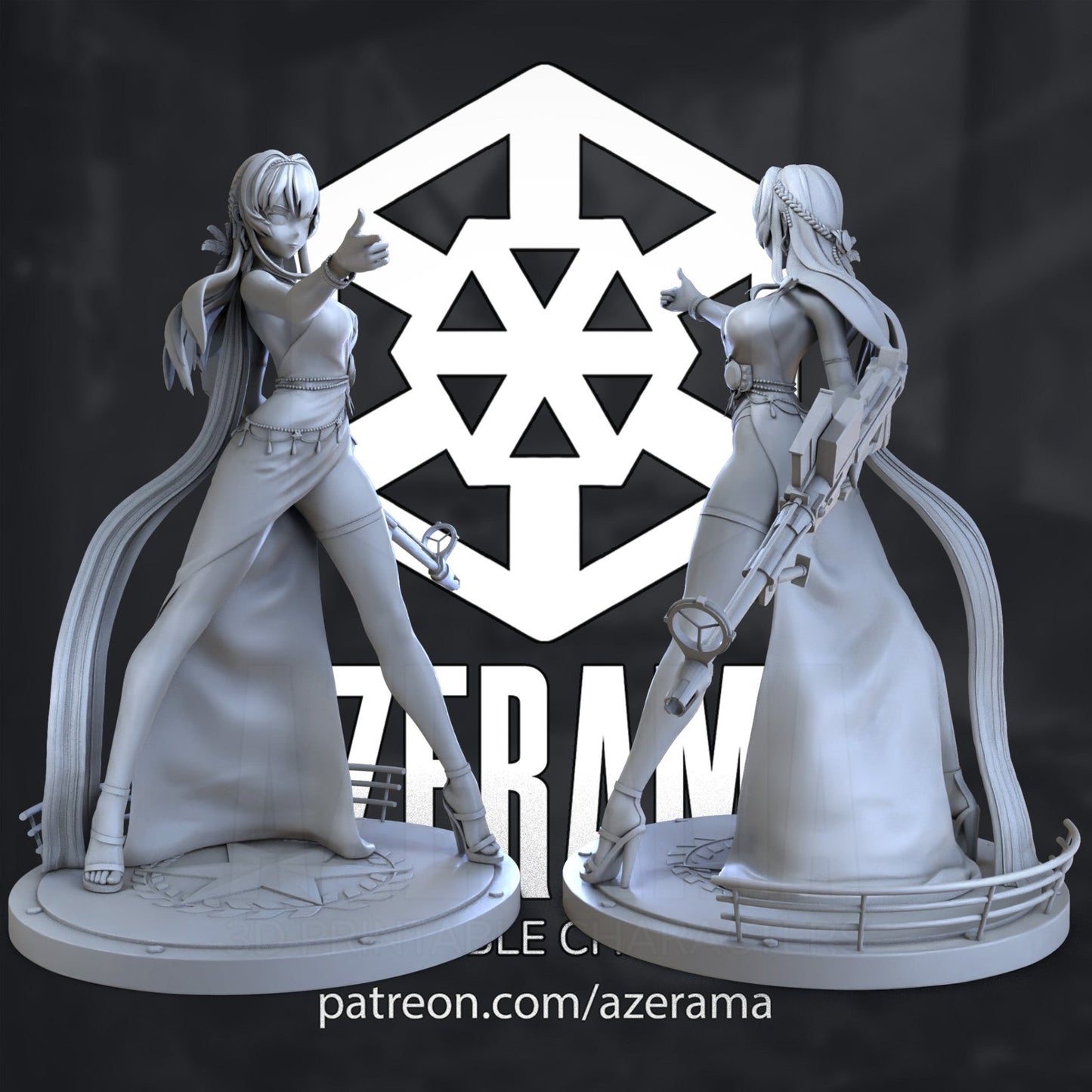 Resin Model Kit Helm 3d Printed Figurine Collectable Fanart DIY by Azerama