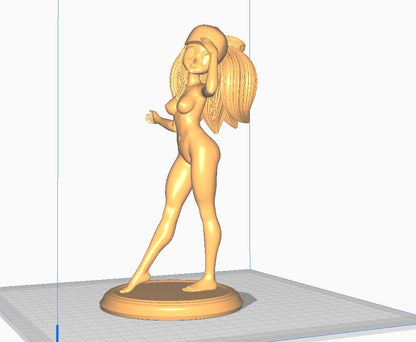 NSFW Resin Miniature Hilda when she was 21 NSFW 3D Printed Figurine Fanart Unpainted Miniature