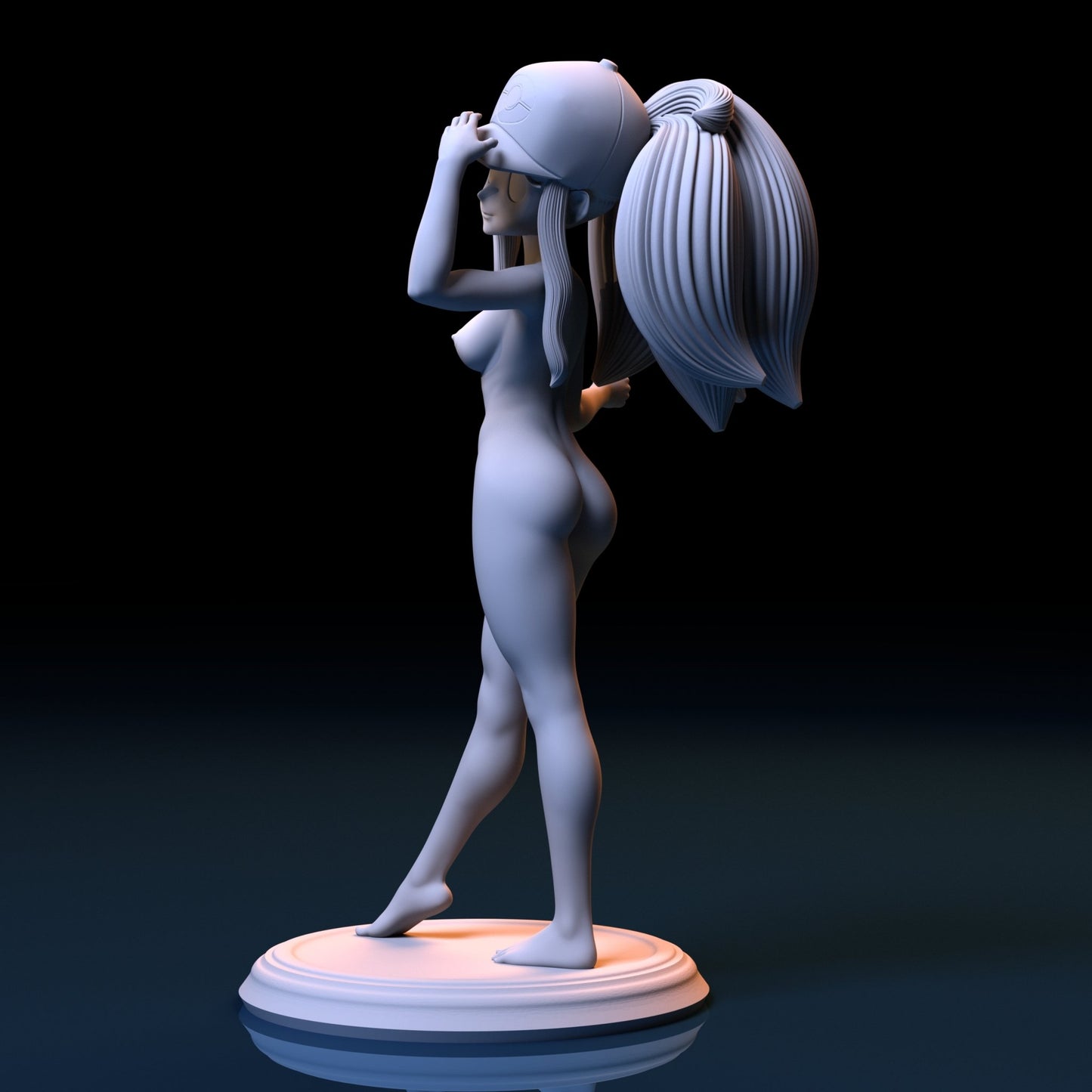 NSFW Resin Miniature Hilda when she was 21 NSFW 3D Printed Figurine Fanart Unpainted Miniature