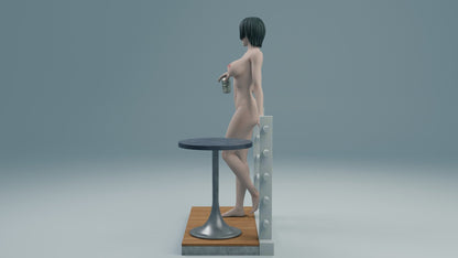 Himeno NSFW 3D Printed Miniature | Fun Art | Figurine by Uroboros3D
