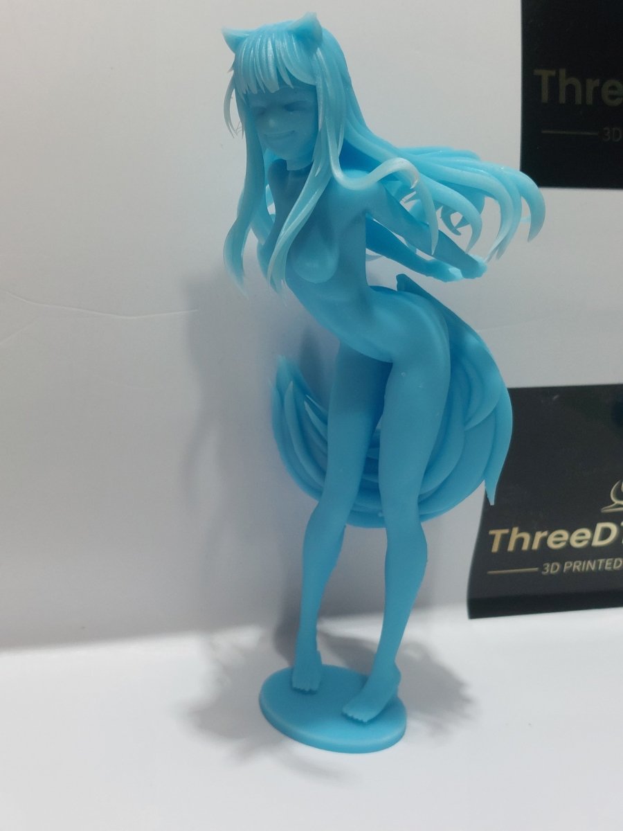 Holo NSFW Firure 3D Printed Fanart DIY Garage Kit , Unpainted , NSFW Figurine , Nude Figurine , Sexy Miniature , Bondage figure , Naked Waifu , Adult Figurine , Anime Figure