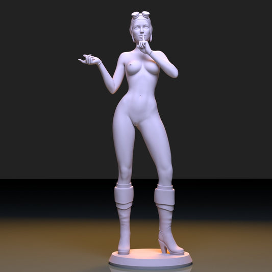 NSFW Resin Miniature Hot Rider Girl NSFW 3D Printed Figurine Fanart Unpainted Miniature Collectibles