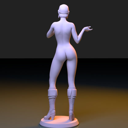 NSFW Resin Miniature Hot Rider Girl NSFW 3D Printed Figurine Fanart Unpainted Miniature Collectibles