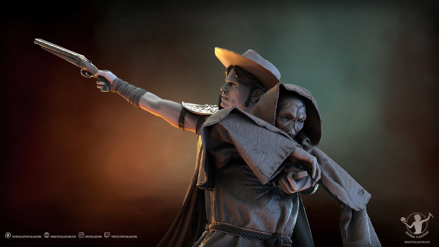 INQUISITOR JERICHO BLACKWOOD SFW 3D Printed Miniature by Ritual Casting