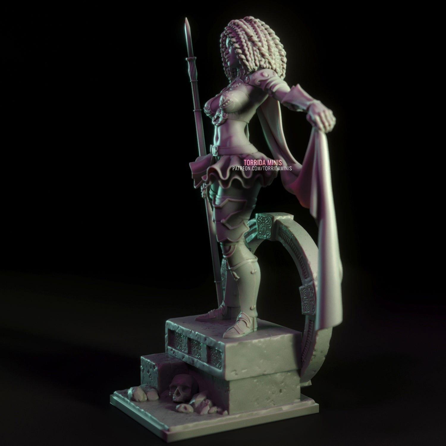 Iza NSFW 3D Printed figure Fanart by Torrida Minis