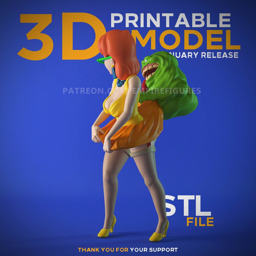 Janine Melnitz 3D Printed Figurine Collectable Fanart DIY Kit Unpainted by EmpireFigures
