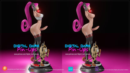 Jessie FUTA NSFW 3D Printed Figurine FunArt by Digital Dark Pin-Ups