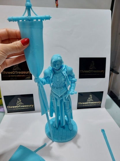 Joan Of Arc DIORAMA 3d printed Resin Figure Model Kit collectibles and scale models Fun Art by KUTON FIGURINES
