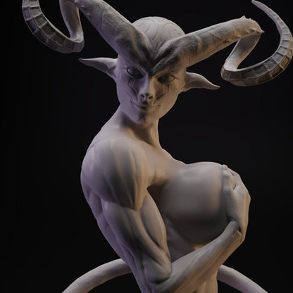 Kahjul - the shy demon | NSFW 3D Printed | Fun Art | by Gsculpt Art