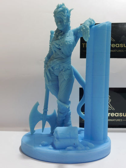 Karlach 3d Printed Resin Figurine, Resin printed miniature by Torrida