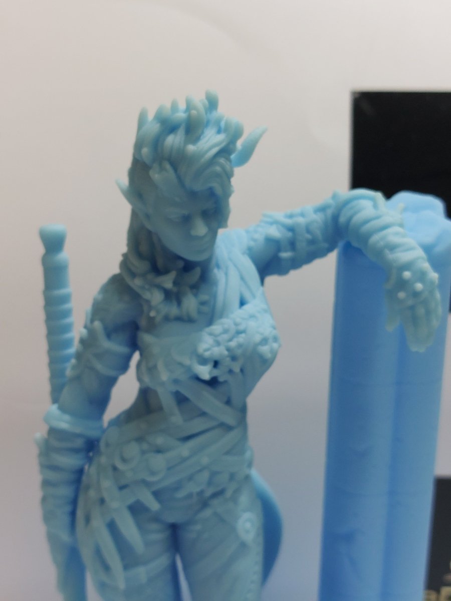 Karlach 3d Printed Resin Figurine, Resin printed miniature by Torrida