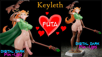 Keyleth FUTA 3D Printed Figurine FunArt by Digital Dark Pin-Ups Scaled Collectables