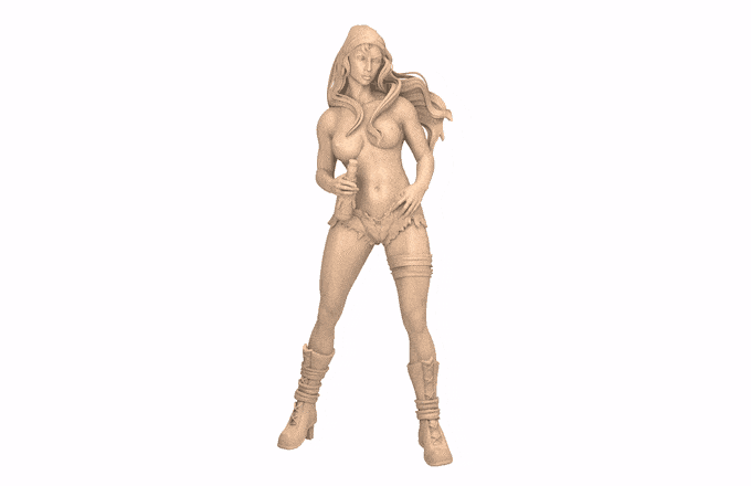 Kickstarter Anne Bonny Pirates Girl – NSFW 3D Printed – Fanart – Unpainted