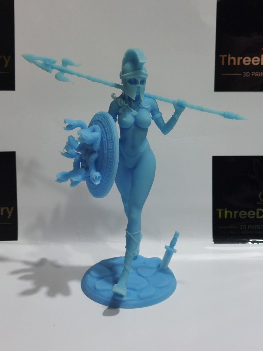 Kickstarter Athena Warrior pose 1 – NSFW 3D Printed – Fanart – Unpainted