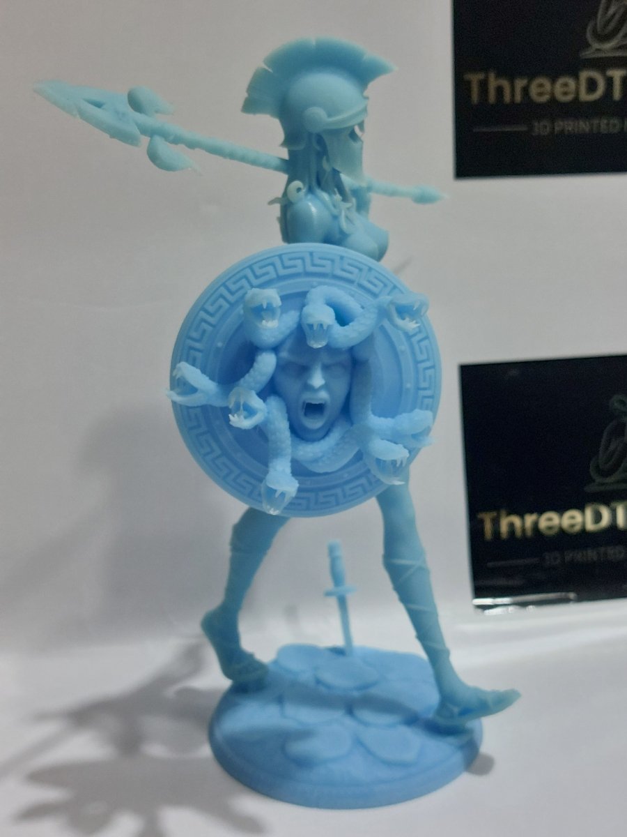 Kickstarter Athena Warrior pose 1 – NSFW 3D Printed – Fanart – Unpainted
