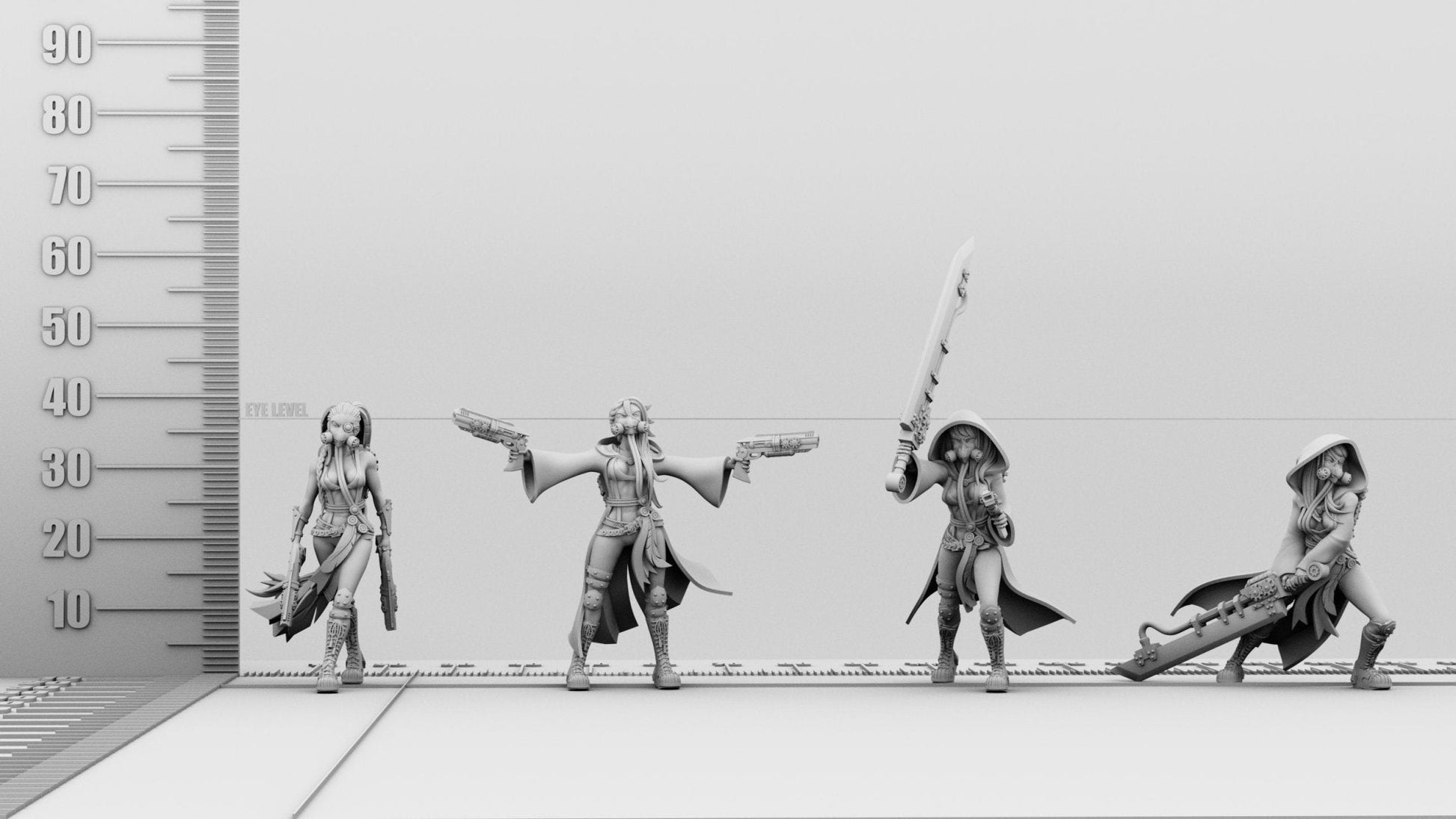 Aurora faction | Command Squad | CAPTAIN | 3D Printed | Figurine | Feathr0z