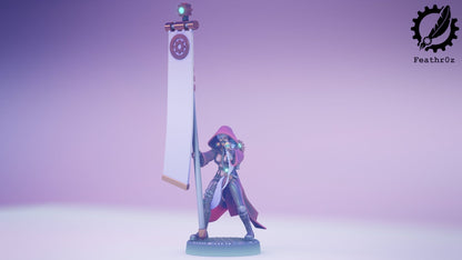 Aurora faction | Command Squad | ENSIGN| 3D Printed | Figurine | Feathr0z