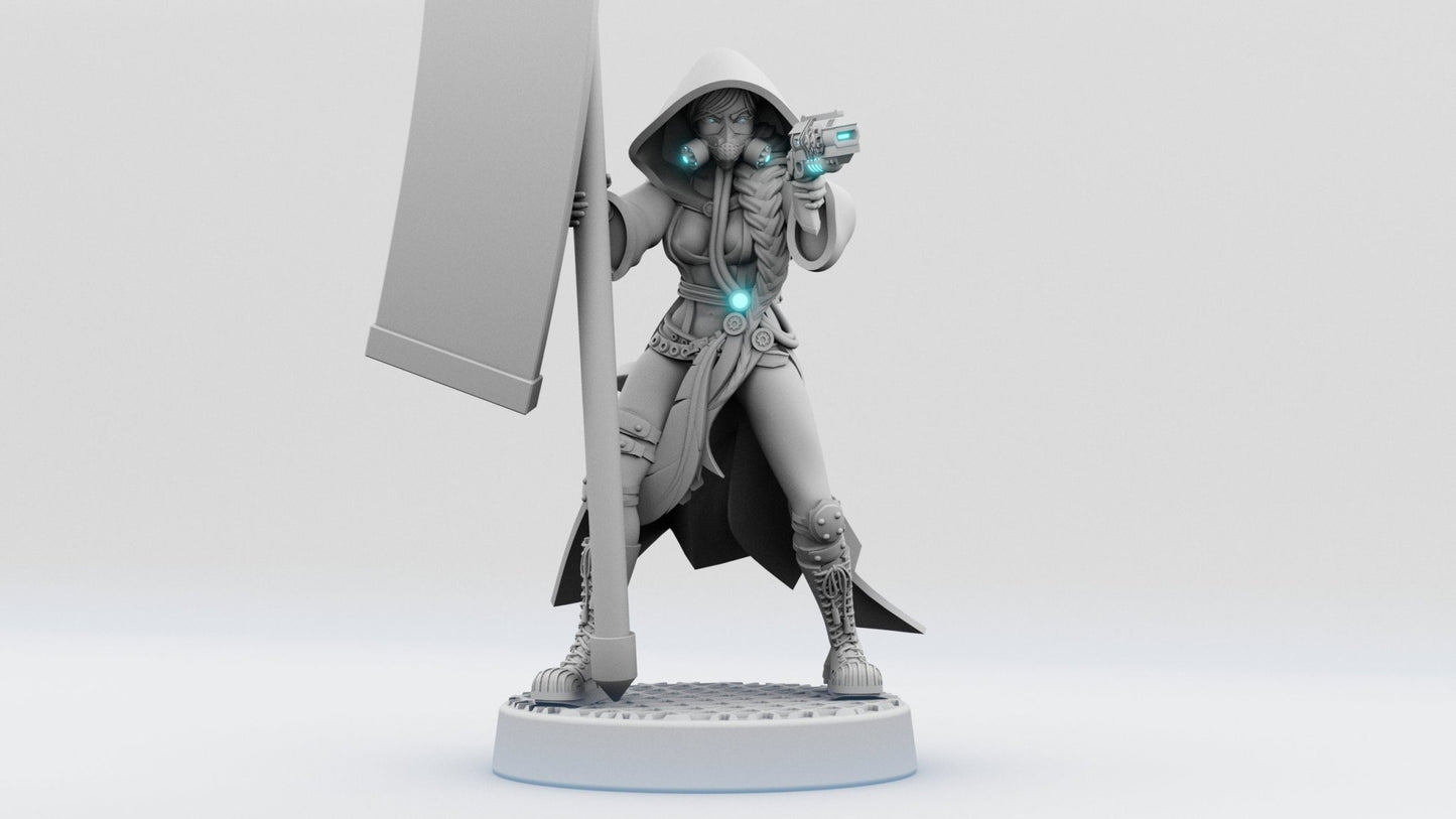 Aurora faction | Command Squad | ENSIGN| 3D Printed | Figurine | Feathr0z