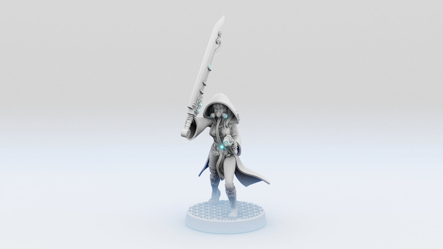 Aurora faction | Command Squad | SERGEANT 1 | 3D Printed | Figurine | Feathr0z