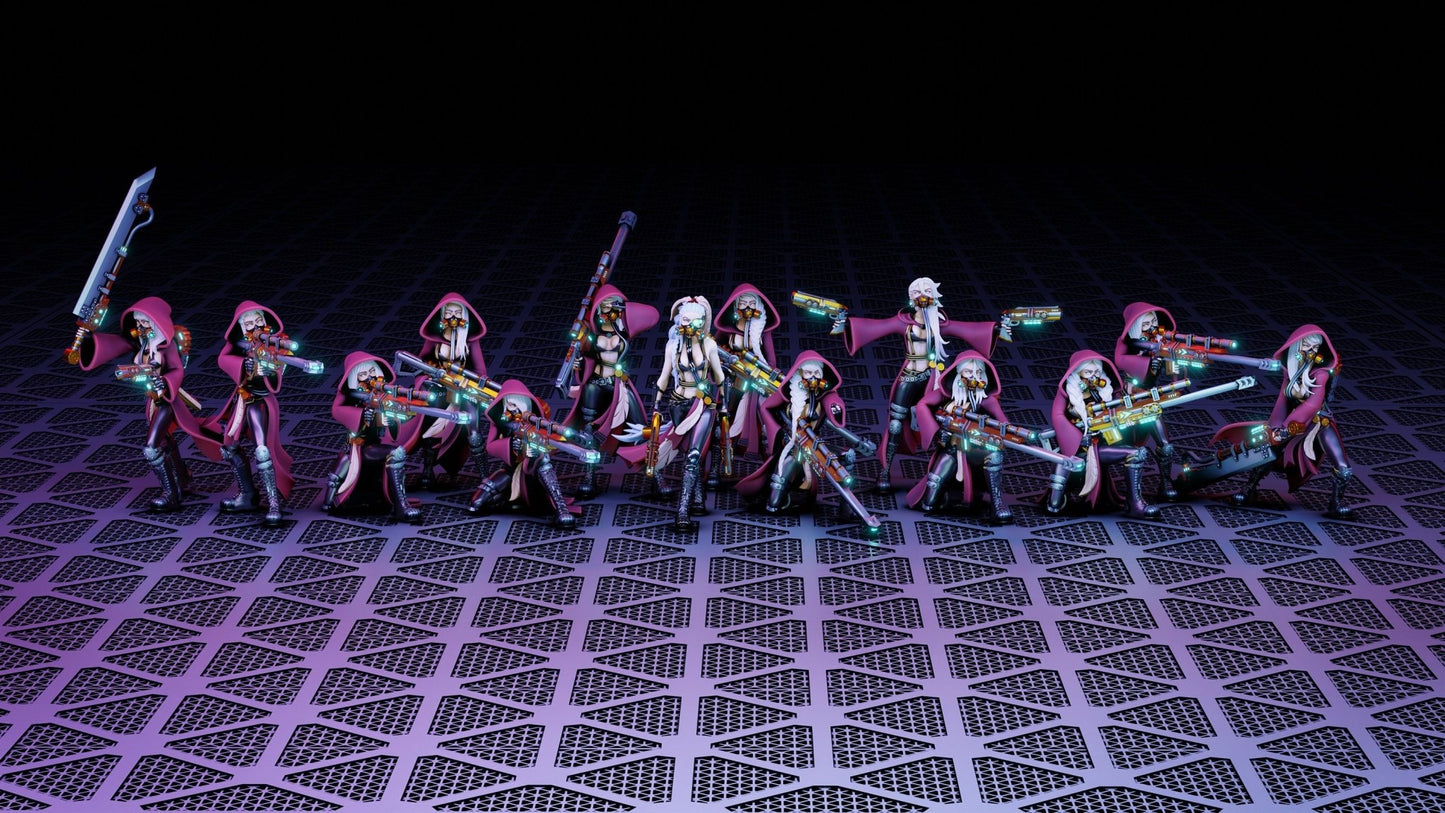 Aurora faction | Trooper Squad | Trooper 10 | 3D Printed | Figurine | Feathr0z