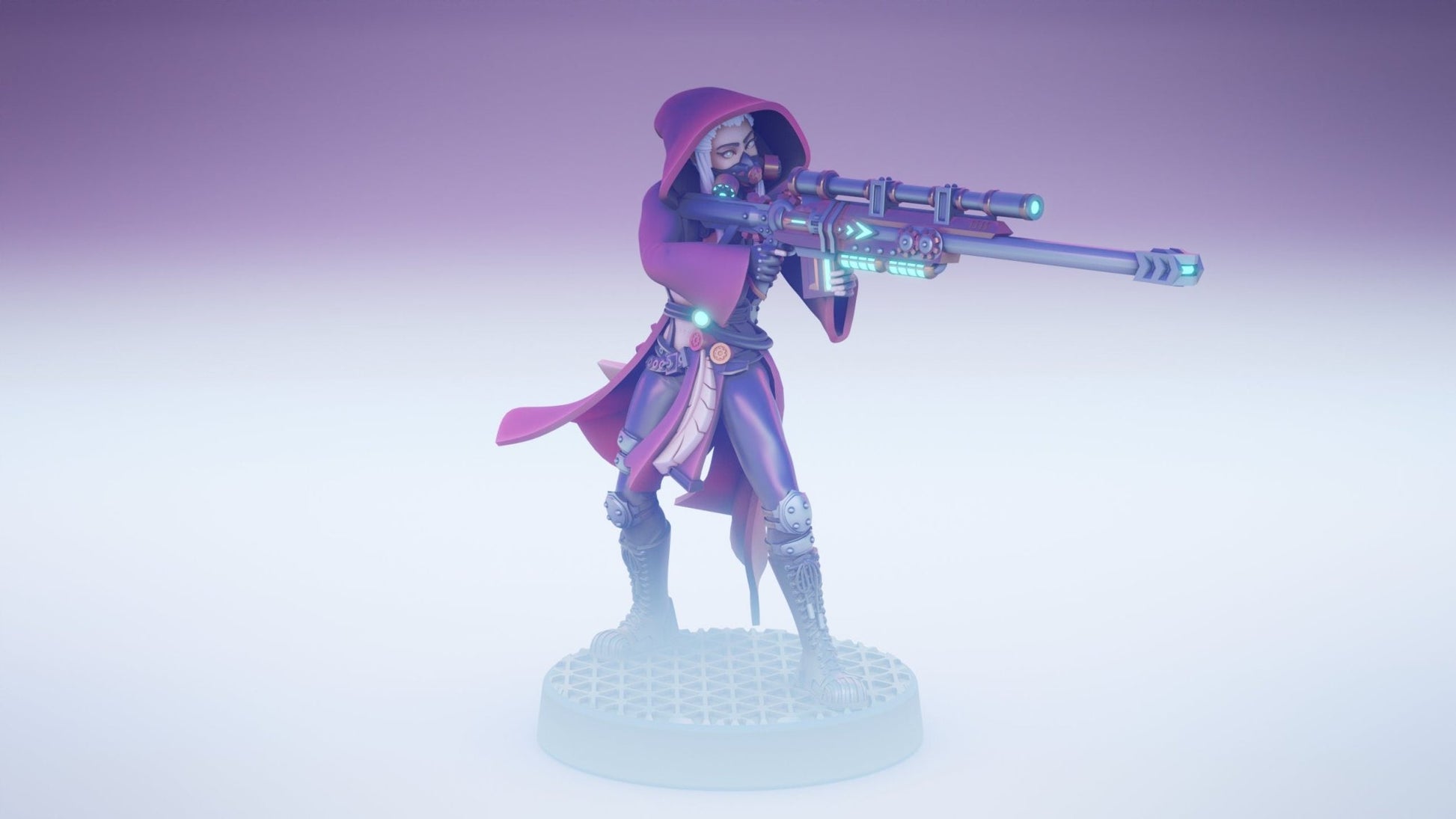 Aurora faction | Trooper Squad | Trooper 2 | 3D Printed | Figurine | Feathr0z