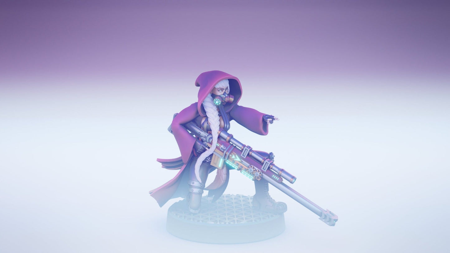 Aurora faction | Trooper Squad | Trooper 6 | 3D Printed | Figurine | Feathr0z