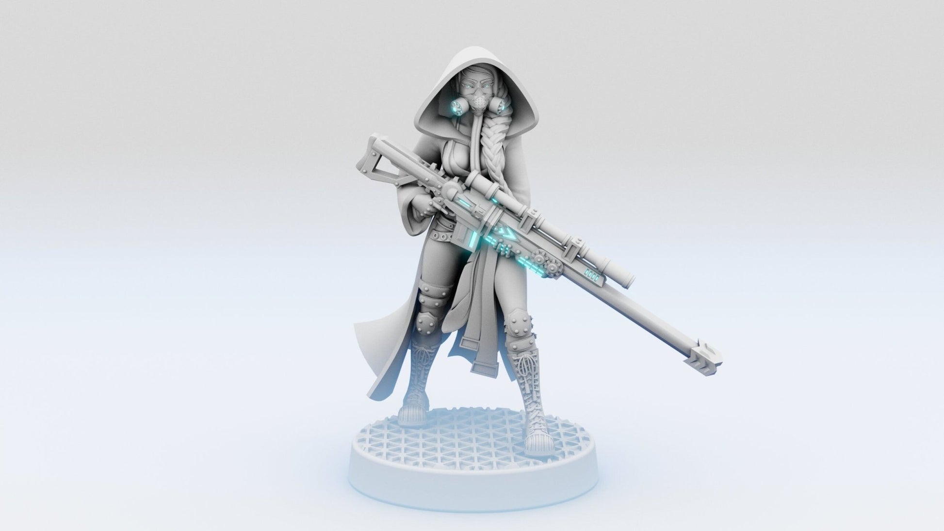 Aurora faction | Trooper Squad | Trooper 9 | 3D Printed | Figurine | Feathr0z