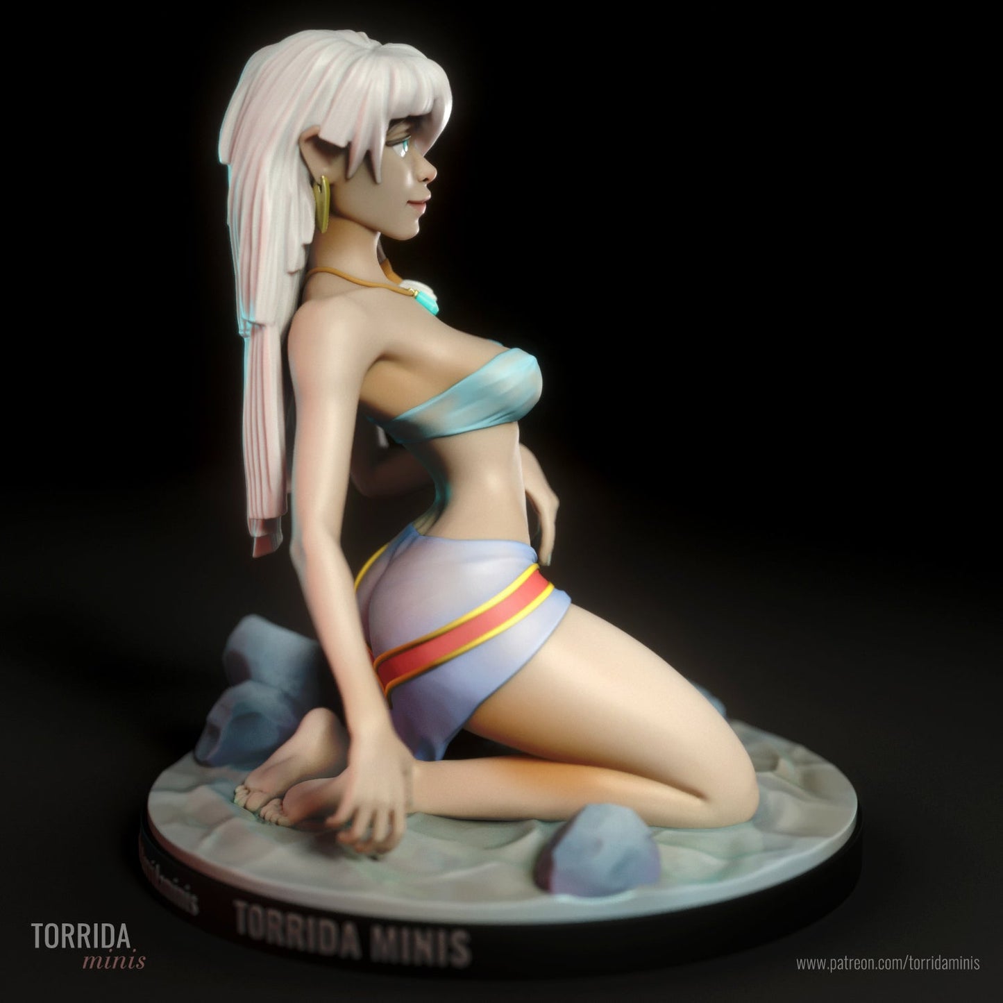 KIDA 3d Printed miniature FanArt by Torrida Statues & Figurines