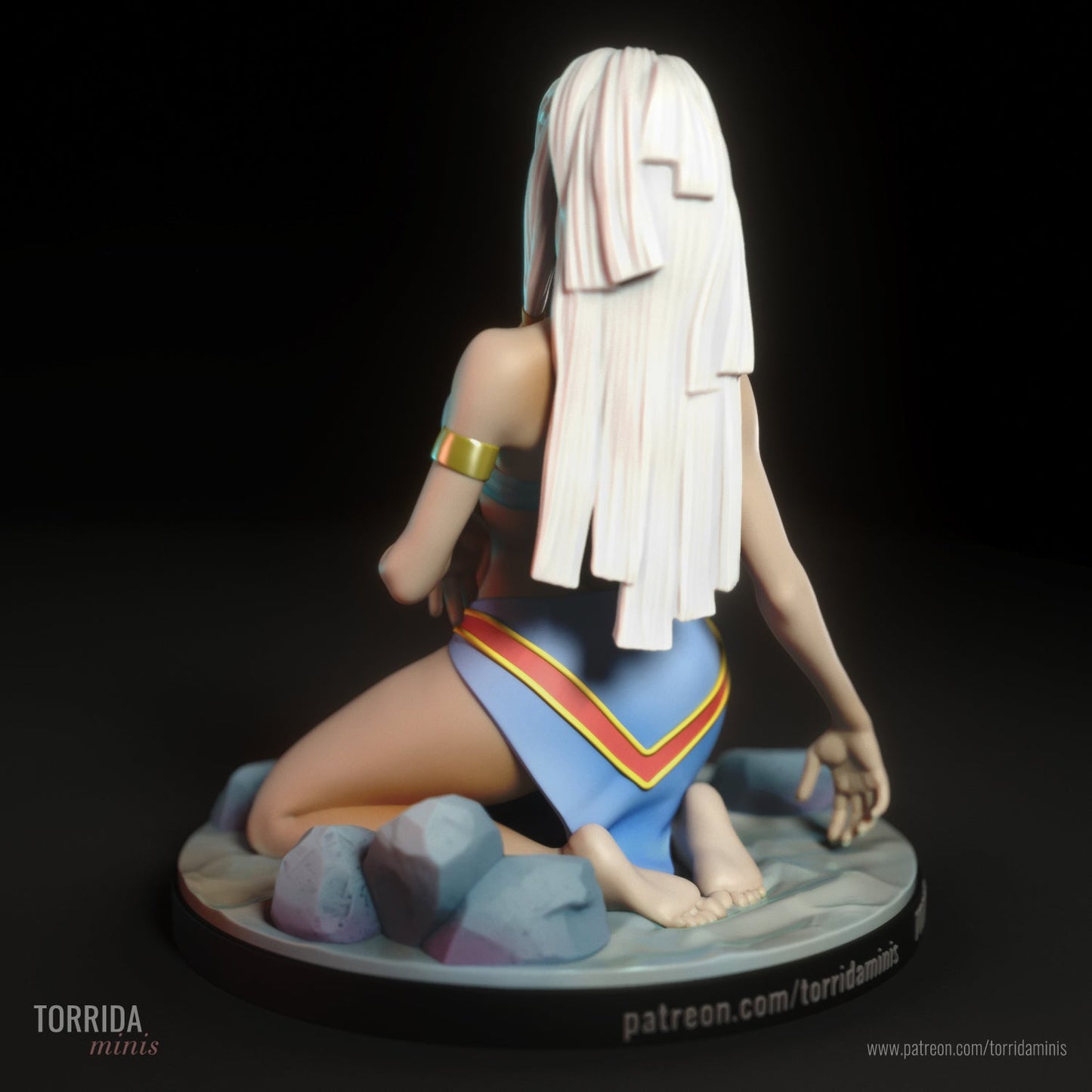 KIDA 3d Printed miniature FanArt by Torrida Statues & Figurines