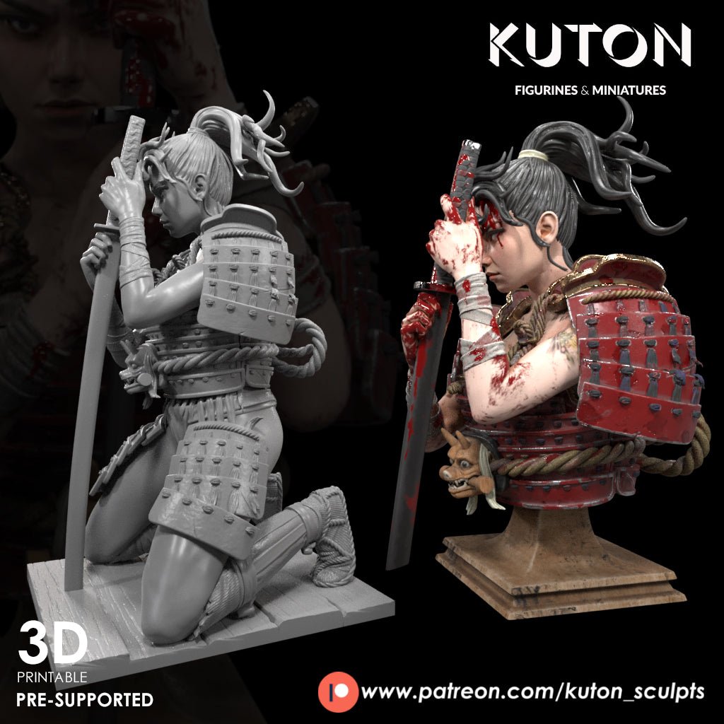 Kinjo DIORAMA 3d printed Resin Figure Model Kit miniatures figurines collectibles and scale models UNPAINTED Fun Art by KUTON FIGURINES