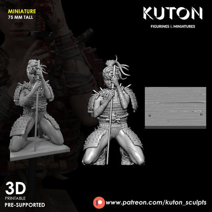 Kinjo DIORAMA 3d printed Resin Figure Model Kit miniatures figurines collectibles and scale models UNPAINTED Fun Art by KUTON FIGURINES