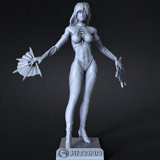 Kitana 3D Printed Resin Figure Model Kit FunArt | Diorama by SANIX3D UNPAINTED GARAGE KIT