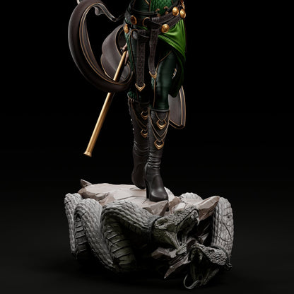 Lady Loki 3d printed Miniature Scaled Statue Figure SFW NSFW Version