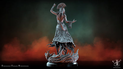 LADY SIN NSFW 3D Printed Miniature Fanart by Ritual Casting - Deus Spes Nostra diorama-ThreeDTreasury