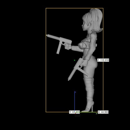 Lana Kane | Archer | NSFW 3D Printed | Fun Art | Unpainted | Version | Figurine