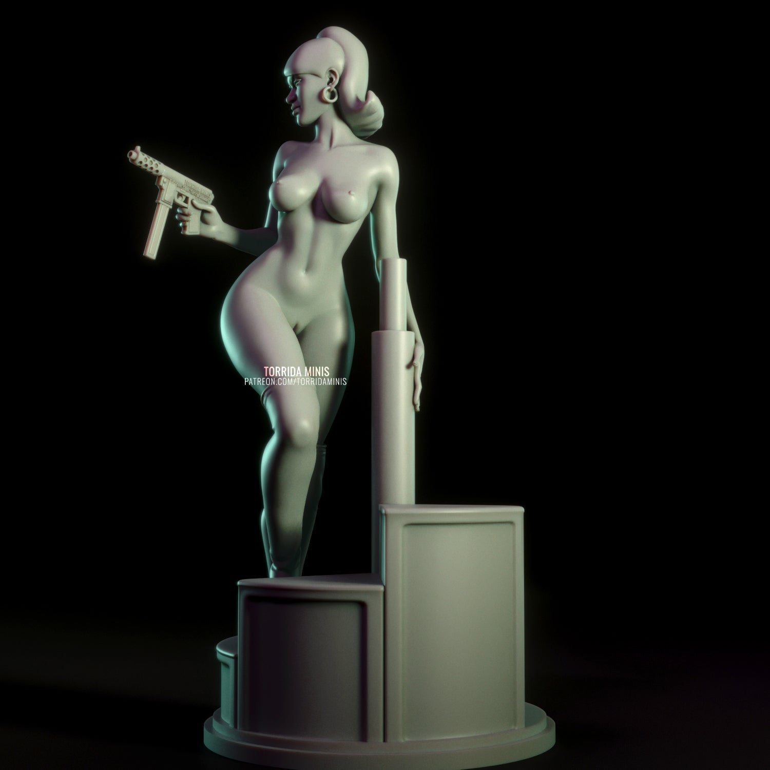 Lana Kane NSFW 3D Printed figure Fanart by Torrida Minis