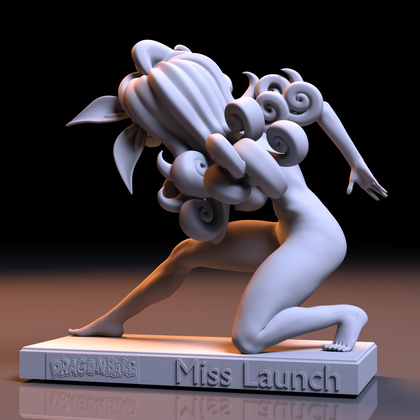 Launch NSFW 3D Printed Fanart Unpainted Miniature