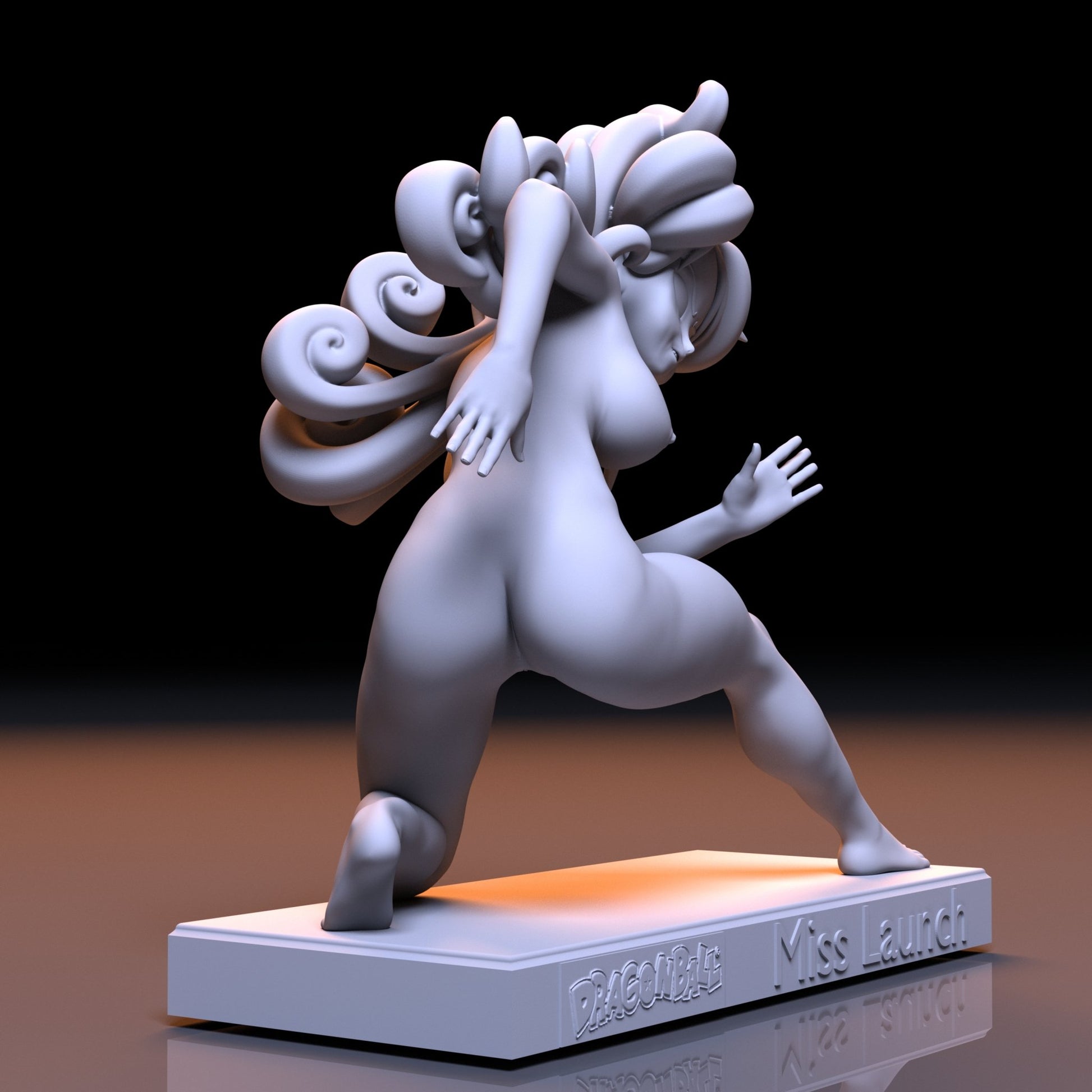 Launch NSFW 3D Printed Fanart Unpainted Miniature