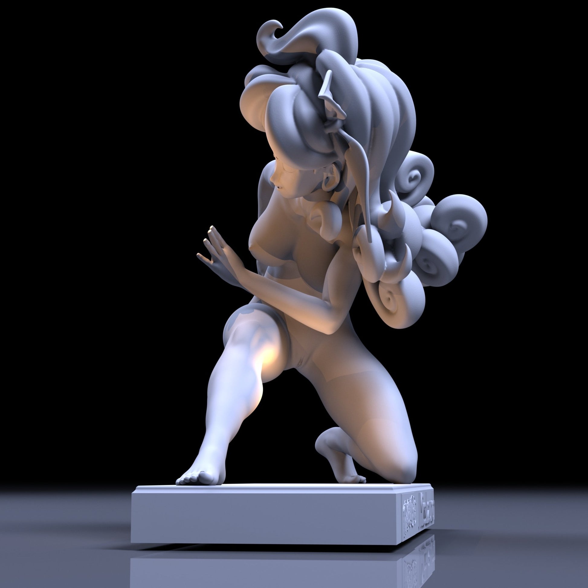 Launch NSFW 3D Printed Fanart Unpainted Miniature