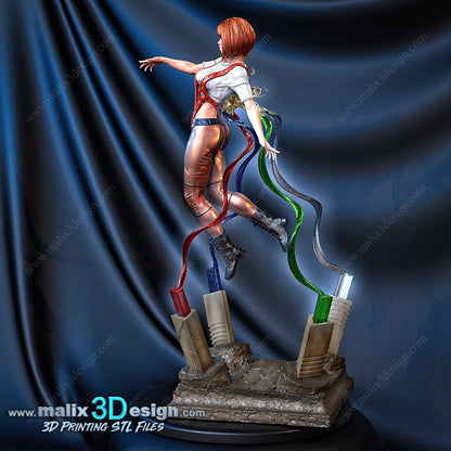 LEELOO 3D Printed Resin Figure Model Kit FunArt | Diorama by SANIX3D UNPAINTED GARAGE KIT