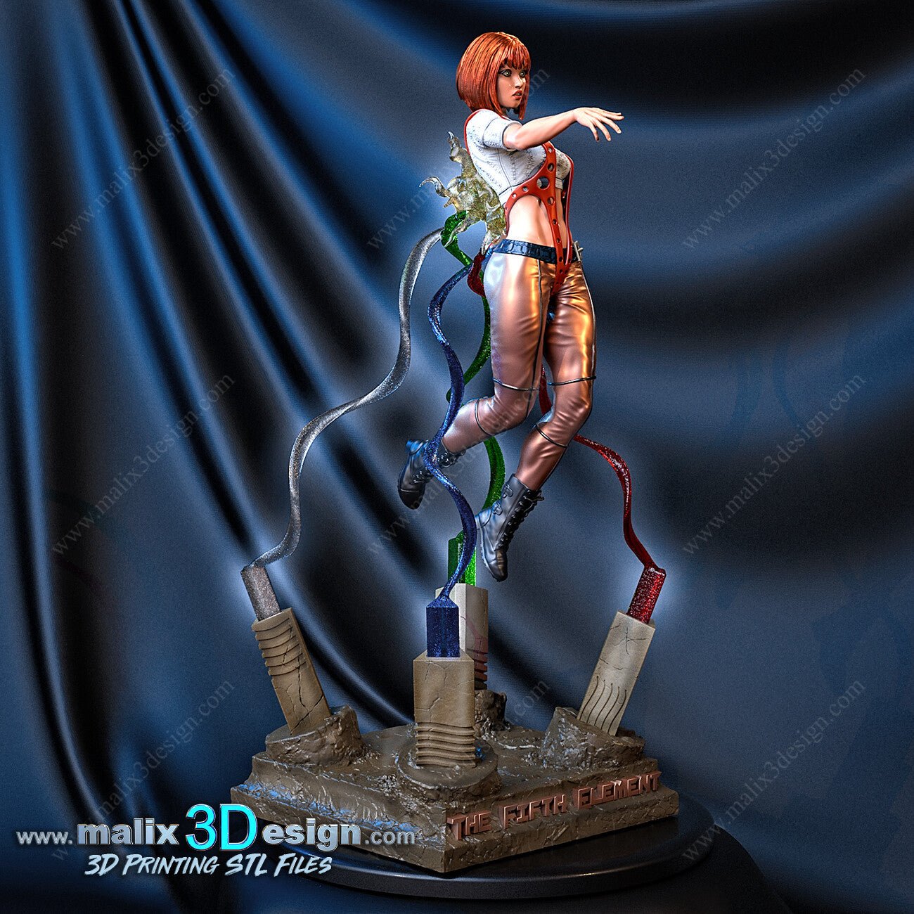 LEELOO 3D Printed Resin Figure Model Kit FunArt | Diorama by SANIX3D UNPAINTED GARAGE KIT