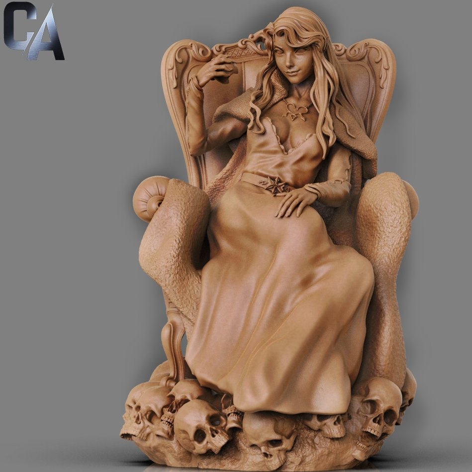 Lenore 3D Printed figurine Fanart by ca_3d_art Statues & Figurines