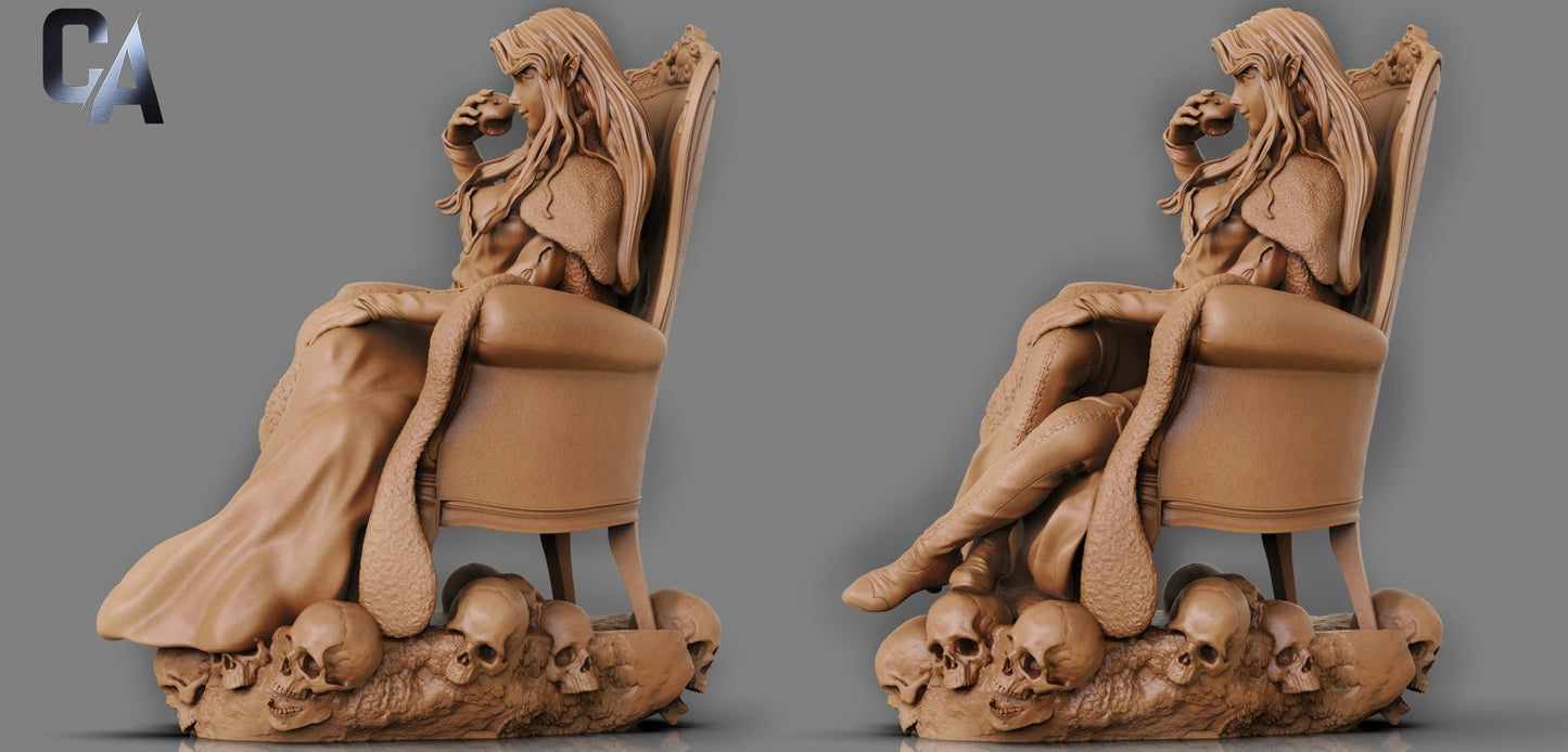 Lenore 3D Printed figurine Fanart by ca_3d_art Statues & Figurines