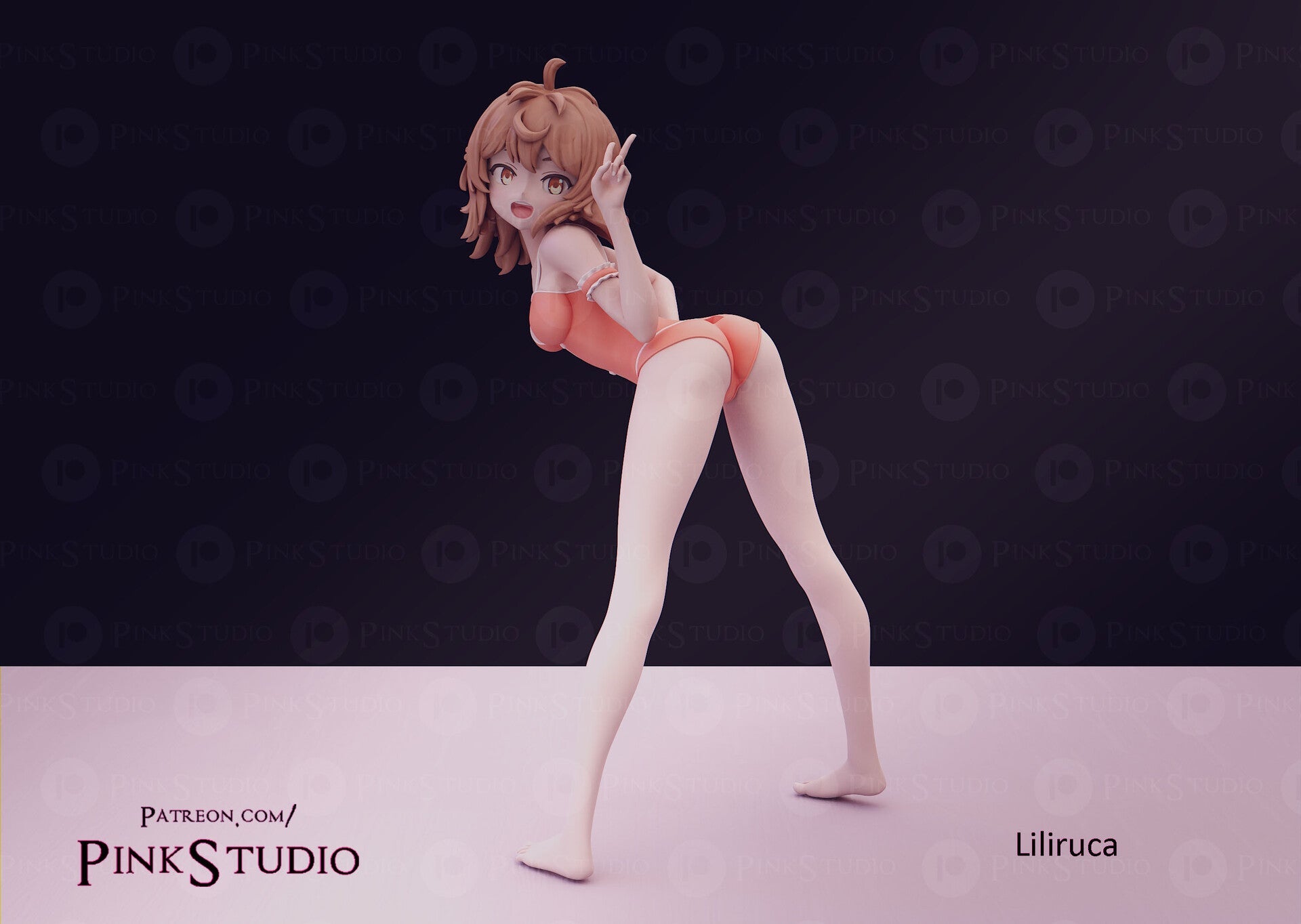 Liliruca Arde NSFW Firure 3D Printed Fanart DIY Garage Kit , Unpainted , NSFW Figurine , Nude Figurine , Sexy Miniature , Bondage figure , Naked Waifu , Adult Figurine , Anime Figure