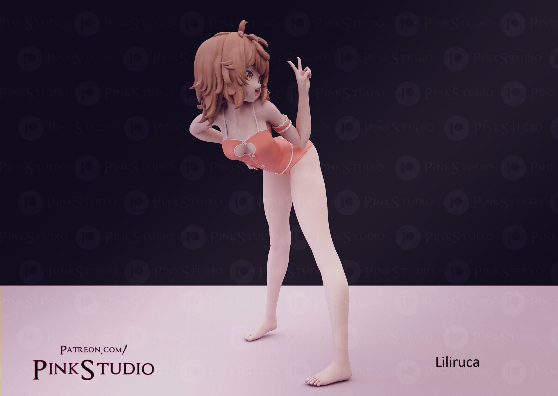 Liliruca Arde NSFW Firure 3D Printed Fanart DIY Garage Kit , Unpainted , NSFW Figurine , Nude Figurine , Sexy Miniature , Bondage figure , Naked Waifu , Adult Figurine , Anime Figure