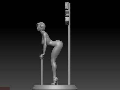 NSFW Resin Miniature Lisa Hamilto NSFW 3D Printed Miniature Fanart Unpainted